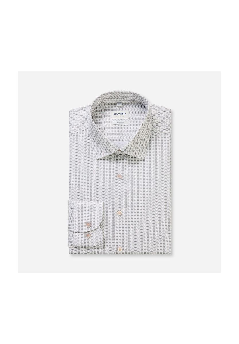 Gemustertes, schmal geschnittenes Businesshemd