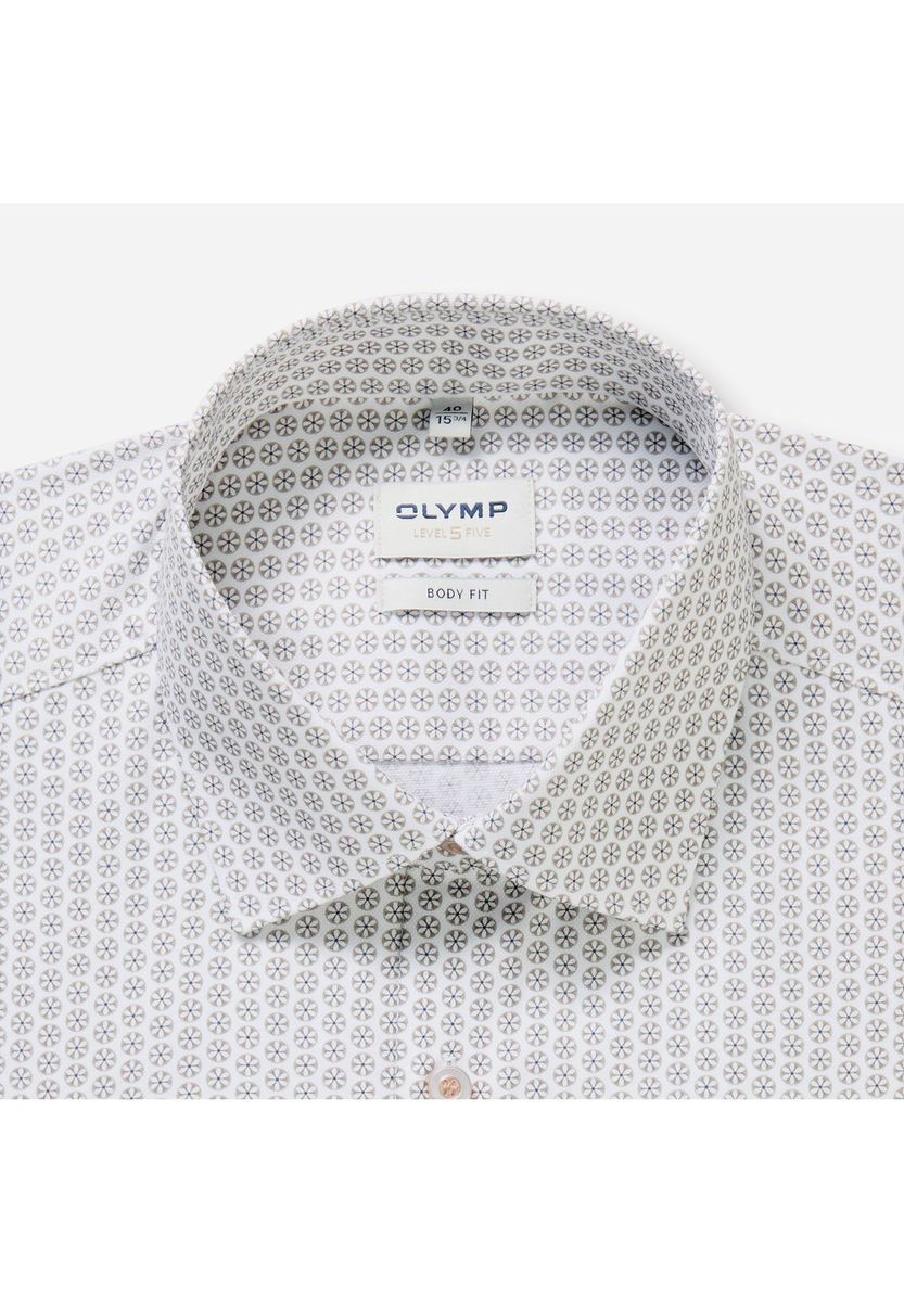 Gemustertes, schmal geschnittenes Businesshemd