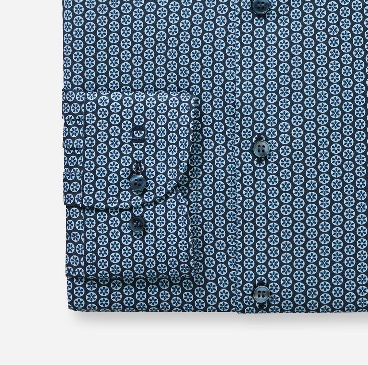 Langarmhemd mit geometrischem Muster