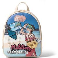 Kuppelrucksack mit Malediven-Stickerei