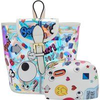 Holografischer Pop-Art Grafik-Rucksack