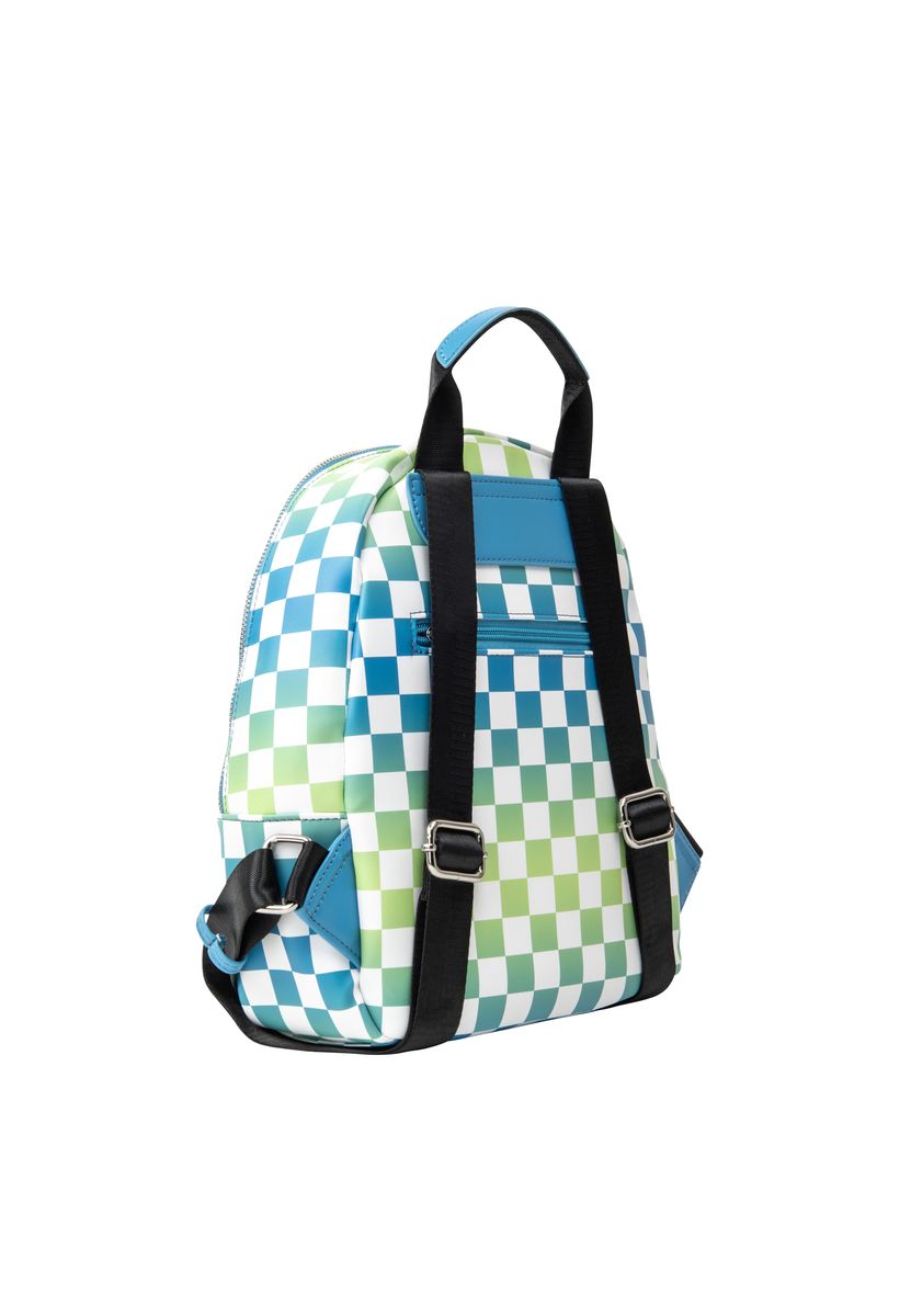 Rucksack mit Schachbrett-Ombré-Muster