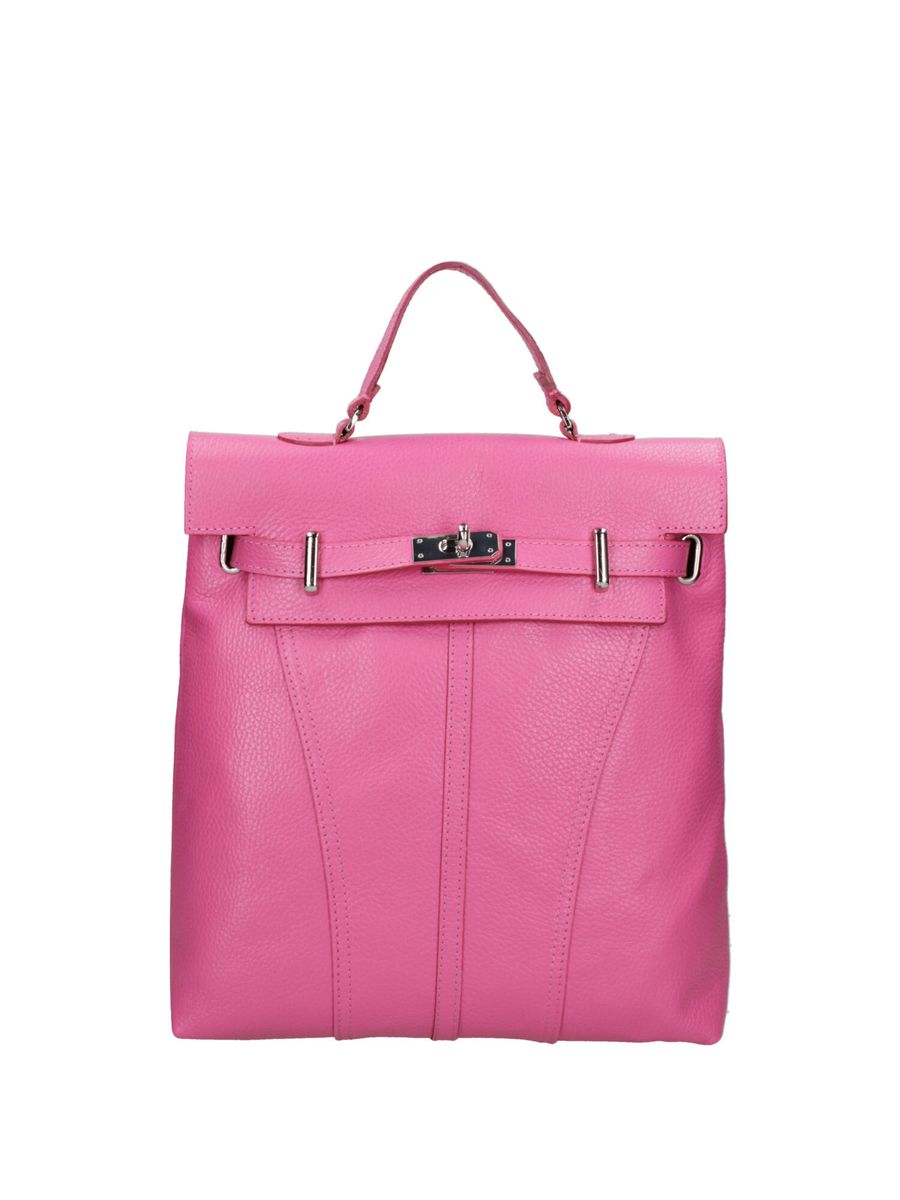 Wandelbare Lederhandtasche mit Griff