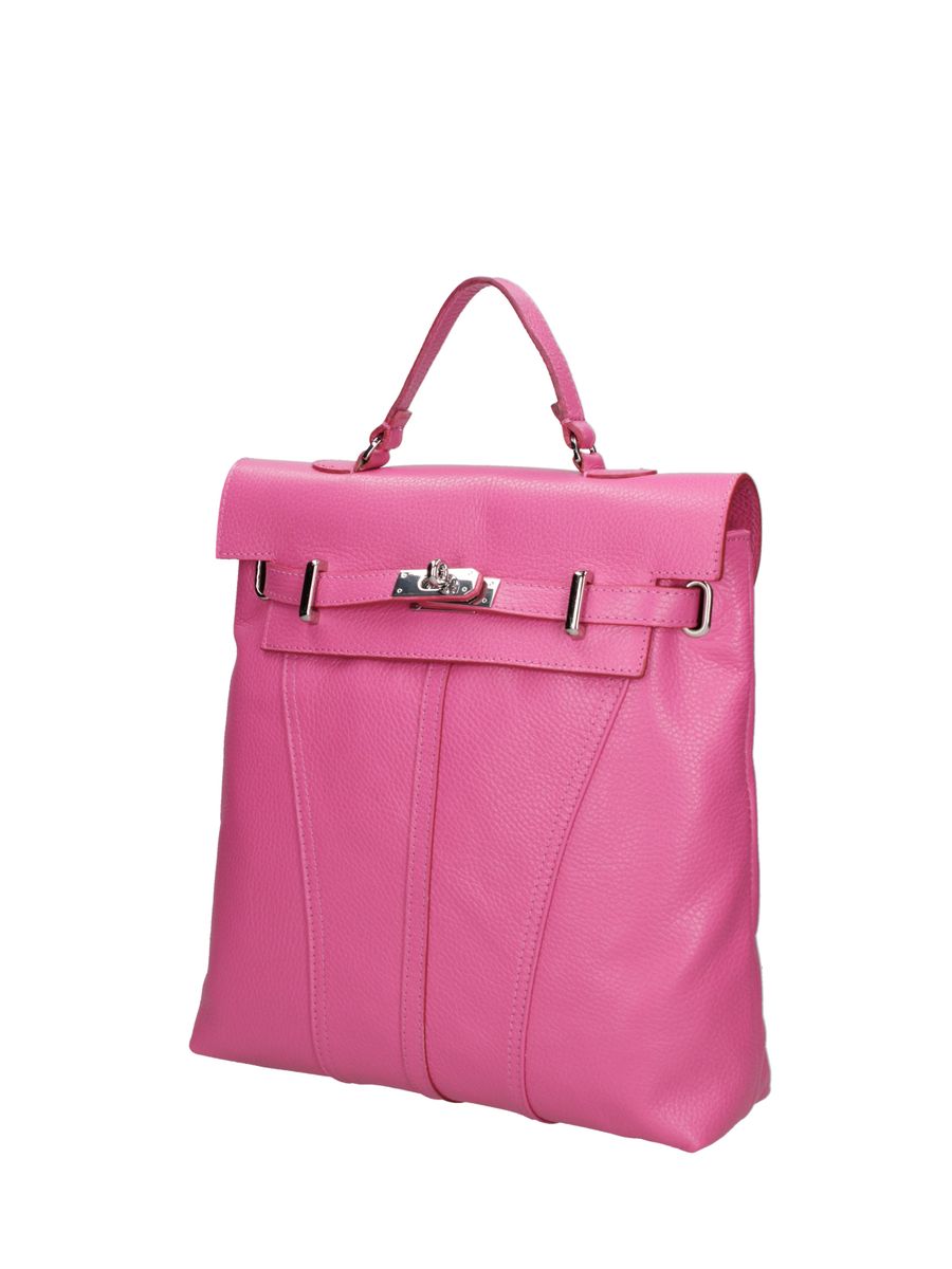 Wandelbare Lederhandtasche mit Griff