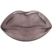 Skulpturale Abend-Clutch in Lippenform