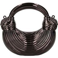 Skulpturale Gerippte Muschel-Handtasche