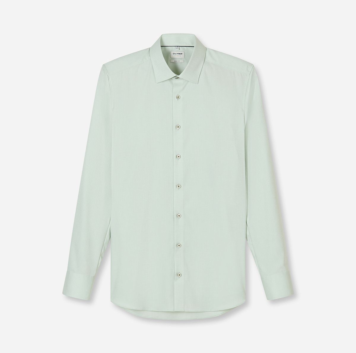 Gemustertes Slim-Fit Langarmhemd