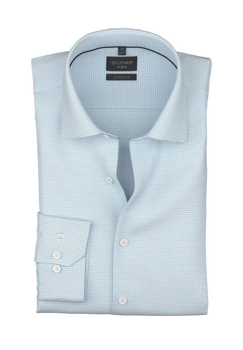 Gemustertes Super Slim Hemd