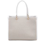 Elegante strukturierte Canvas-Handtasche