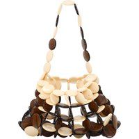 Handtasche mit übergroßen Perlen