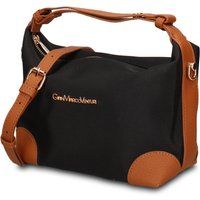 Zweifarbige kompakte Henkeltasche