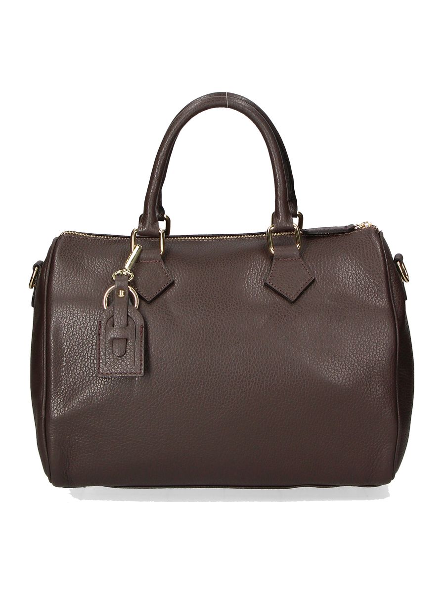 Klassische Bowler-Tasche aus Leder