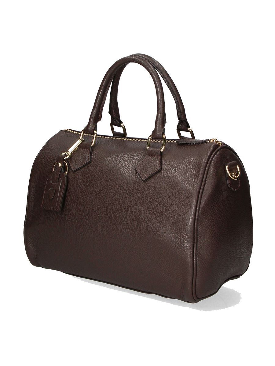 Klassische Bowler-Tasche aus Leder