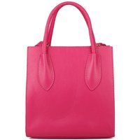 Strukturierte Handtasche aus Narbenleder