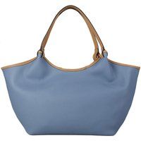 Minimalistischer Shopper aus Narbenleder