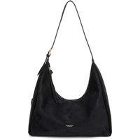 Minimalistische Hobo-Tasche in Wildlederoptik