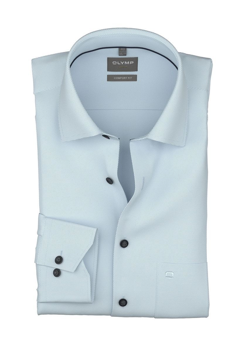 Blaues Comfort Fit Dress Hemd