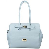 Elegante strukturierte Lederhandtasche