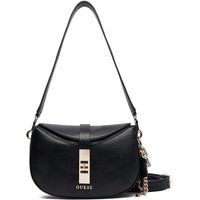 Strukturierte halbmondförmige Schultertasche
