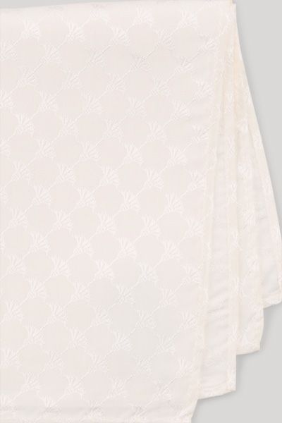 Joop! Cornflower Creme Seiden Einstecktuch mit Jacquard Muster