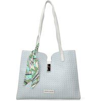 Elegante Schultertasche mit Webstruktur