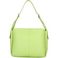 Moderne Schultertasche aus genarbtem Leder