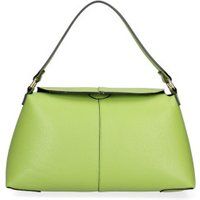Minimalistische Schultertasche aus genarbtem Leder