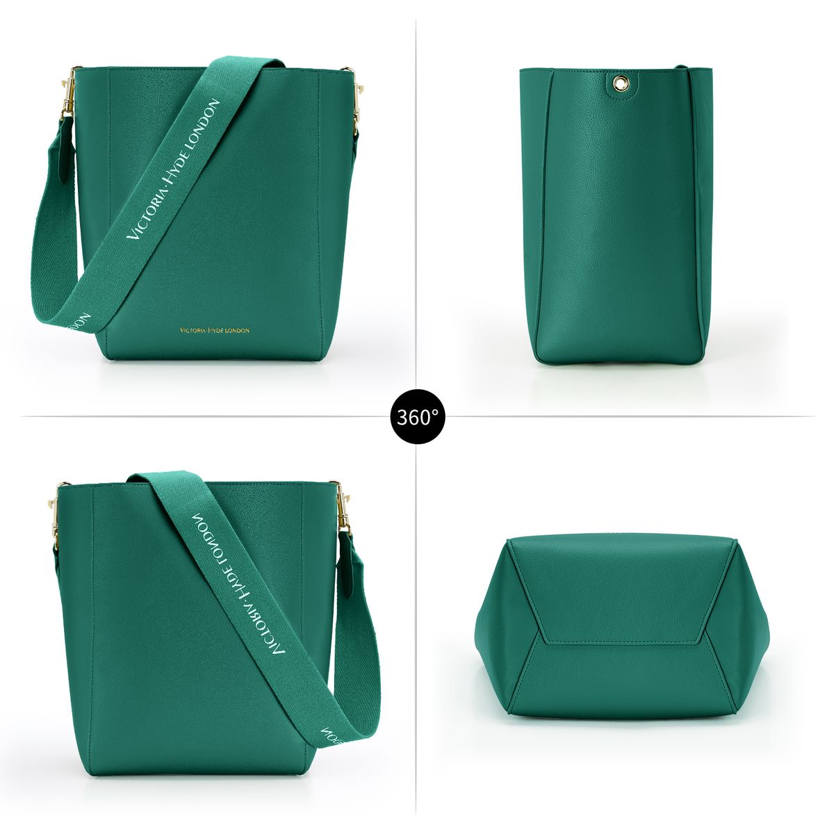 Vielseitige Beuteltasche mit Logo-Gurt