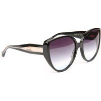 Übergroße Cat-Eye-Sonnenbrille mit Farbverlauf