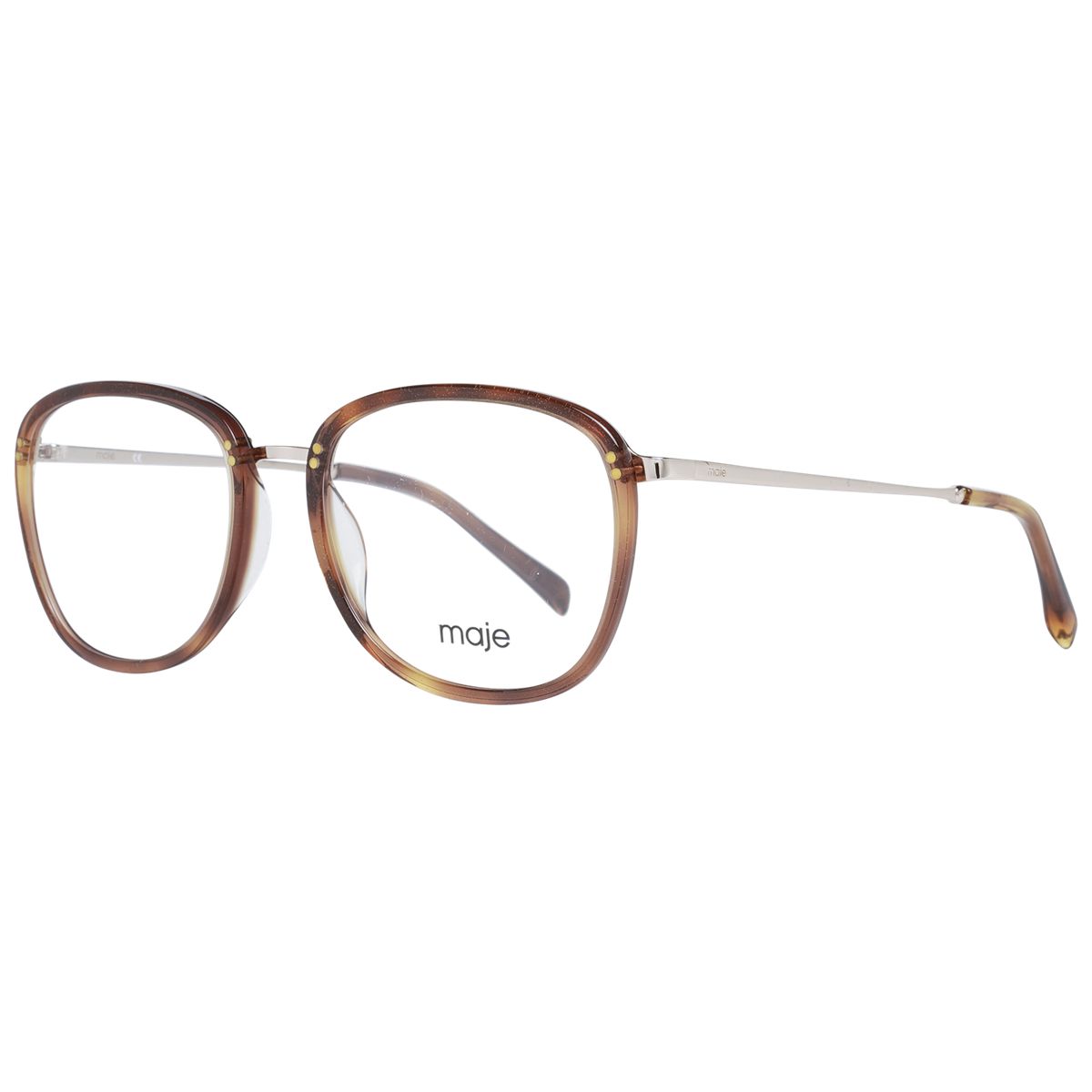 Klassische ovale Brille in Schildpatt-Optik