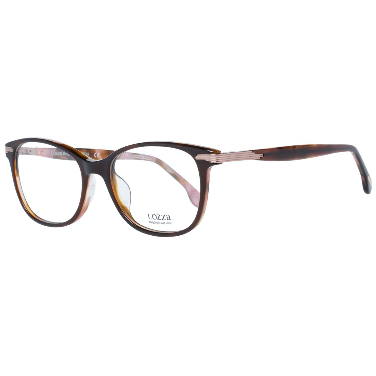 Elegante ovale Brillenfassung in Schildpatt-Optik