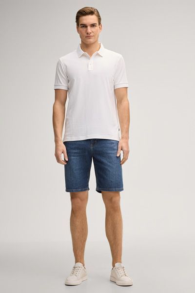 JOOP! Primo Weißes Poloshirt Bio-Baumwolle Klassische Passform