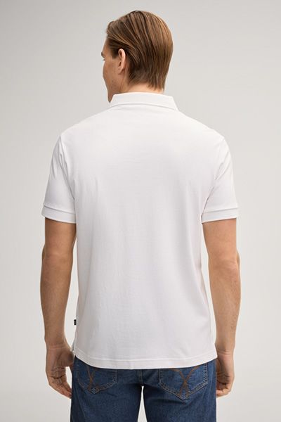 JOOP! Primo Weißes Poloshirt Bio-Baumwolle Klassische Passform