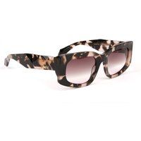 Markante Oversized Sonnenbrille Marmor-Optik