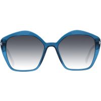 Geometrische Oversize-Sonnenbrille mit Farbverlauf