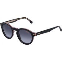 Runde Sonnenbrille mit gestreiftem Detail