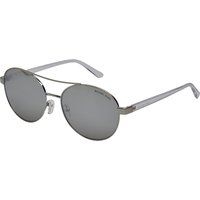 Runde verspiegelte Piloten-Sonnenbrille