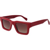 Markante Eckige Sonnenbrille mit Farbverlauf