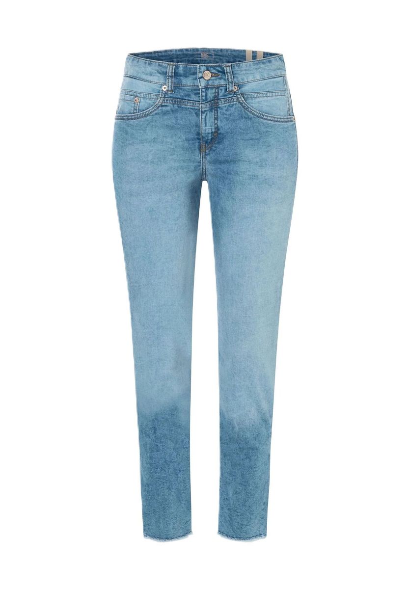 Damen Five-Pocket Jeans mit Umschlag