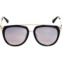 Elegante Oversized-Sonnenbrille mit Doppelsteg