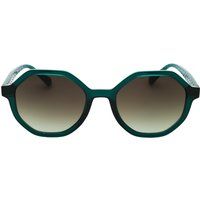 Geometrische Acetat-Sonnenbrille mit Verlaufsgläsern