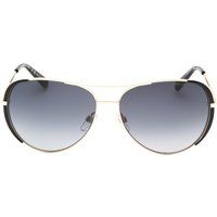 Doppelsteg-Aviator-Sonnenbrille mit Farbverlauf