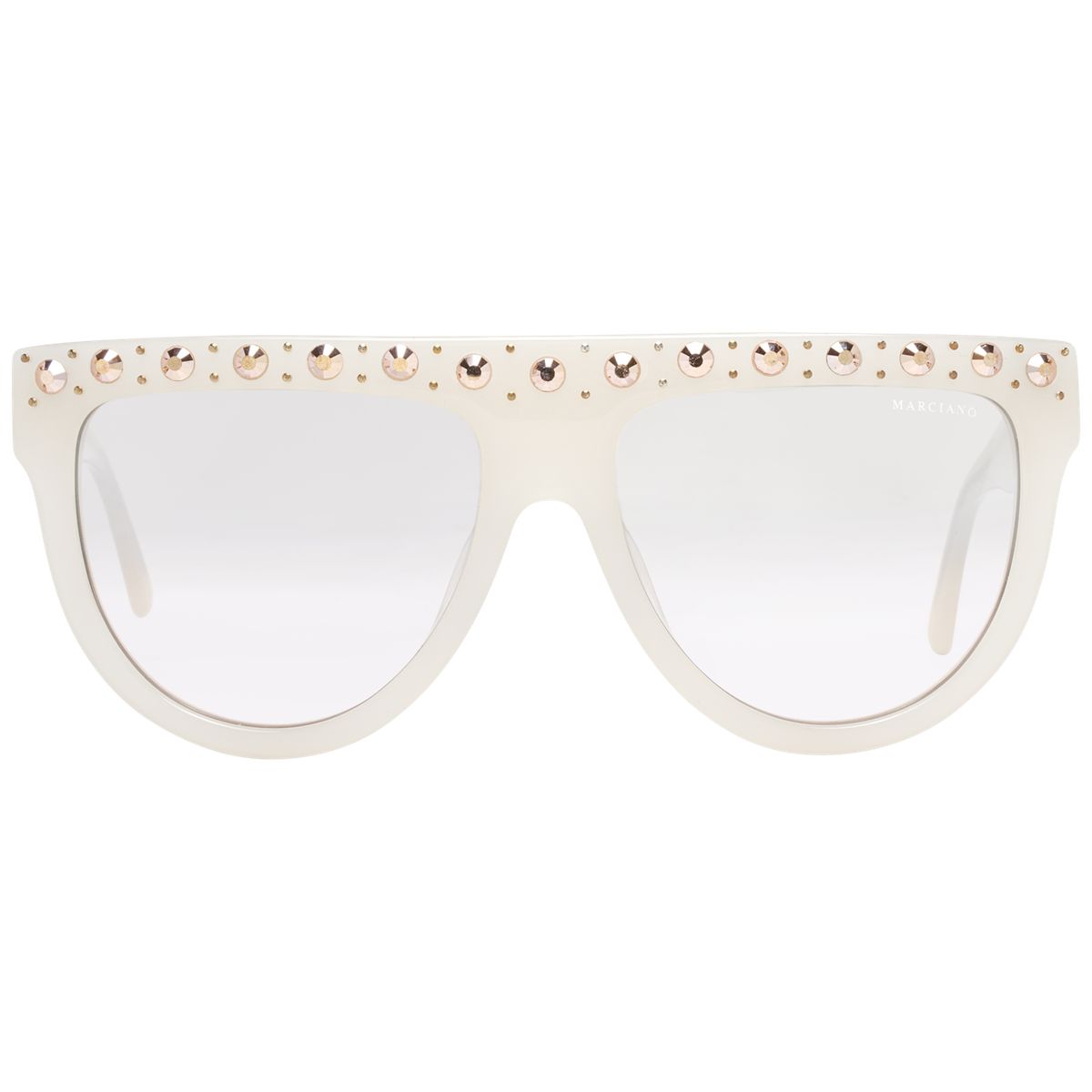 Oversize-Sonnenbrille mit Nietenbesatz