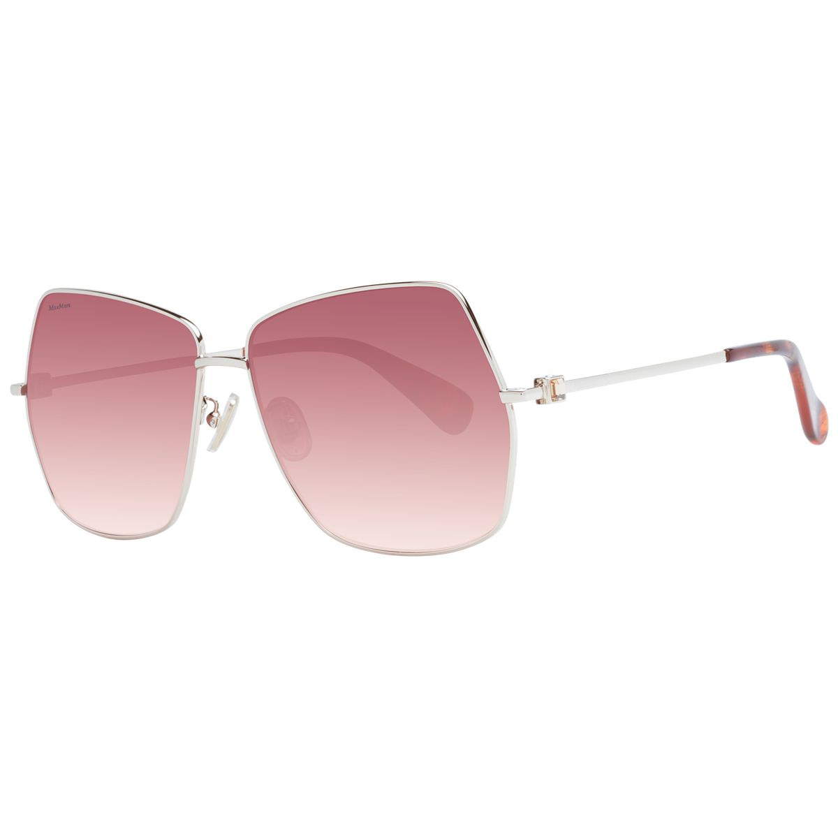 Quadratische Oversize-Sonnenbrille aus Metall