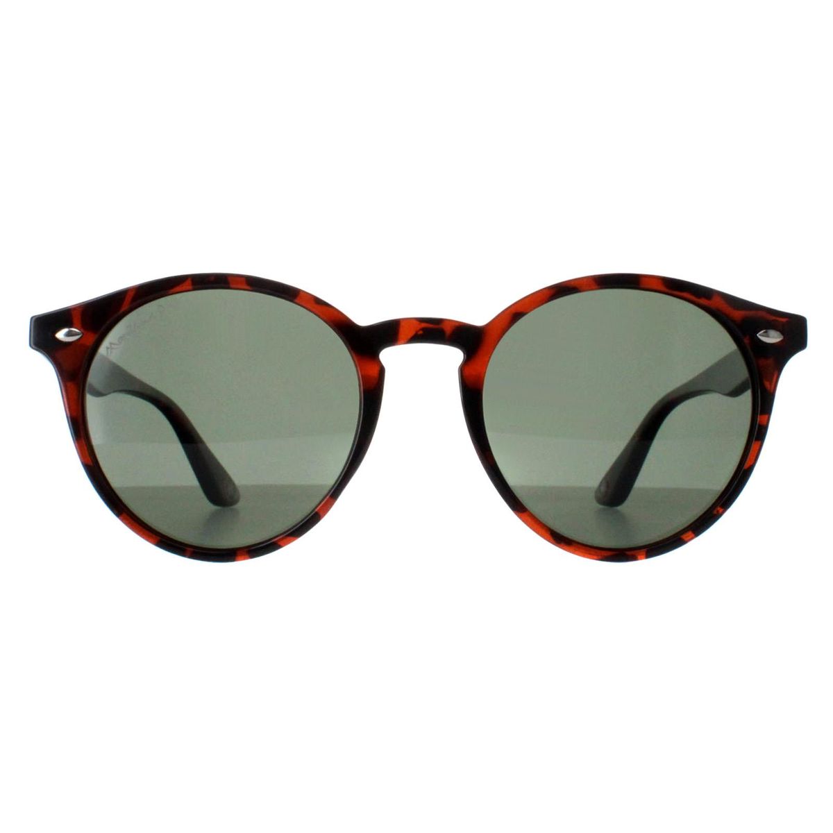 Runde Retro-Sonnenbrille in Schildpatt-Optik