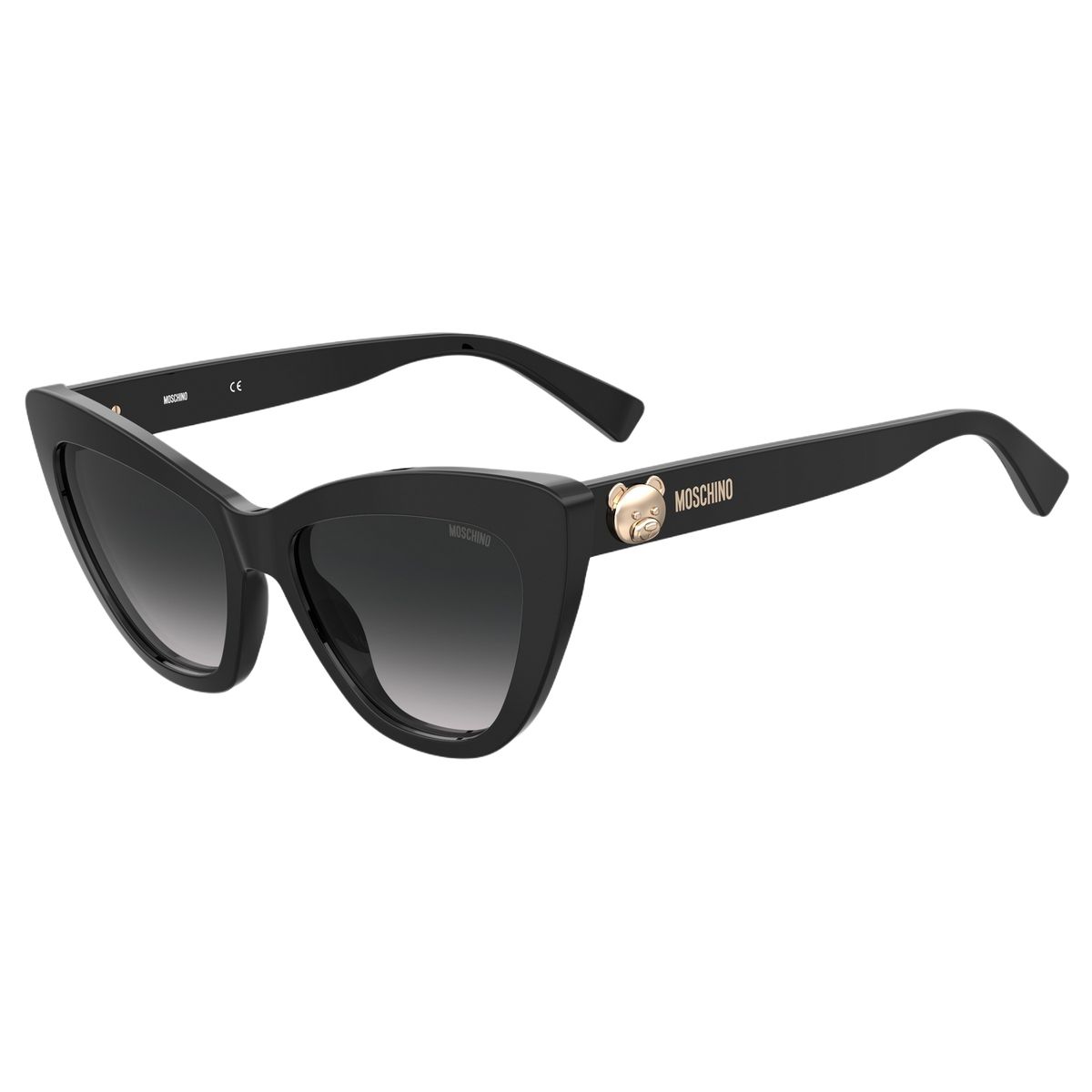Cat-Eye-Sonnenbrille mit Teddybär-Detail