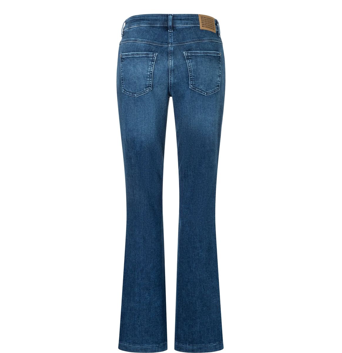 High-Waist Bootcut-Jeans mit Schlag
