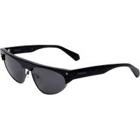 Halbrand-Sonnenbrille mit flacher Oberseite