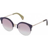 Halbrandlose Cat-Eye-Sonnenbrille mit Farbverlauf