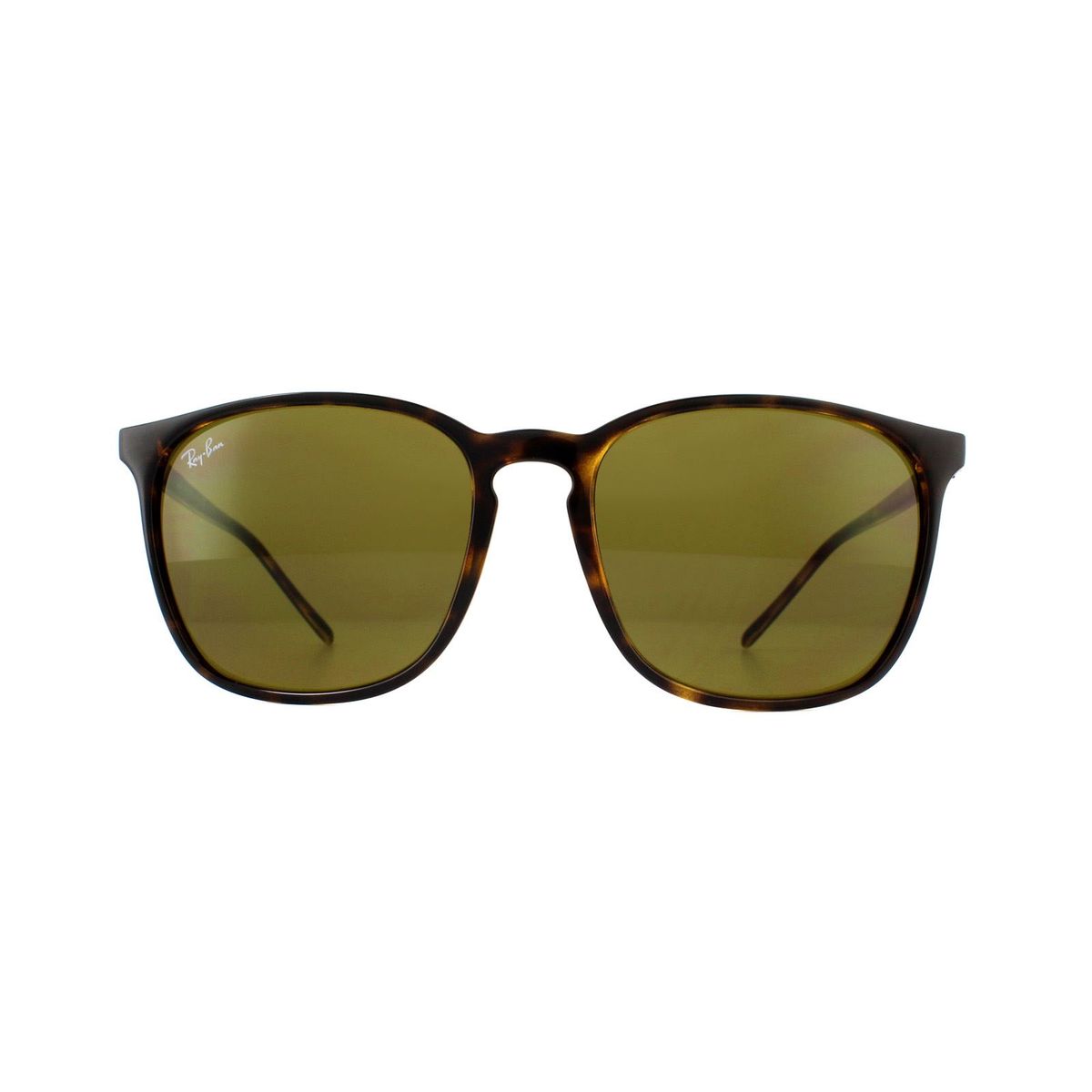 Quadratische Schildpatt-Sonnenbrille mit Schlüssellochsteg